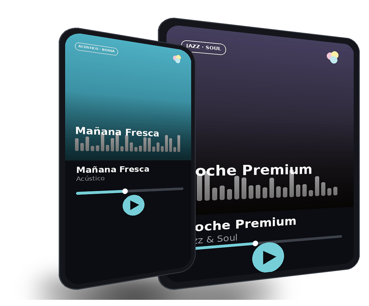 App GeoVENN en teléfono y tablet